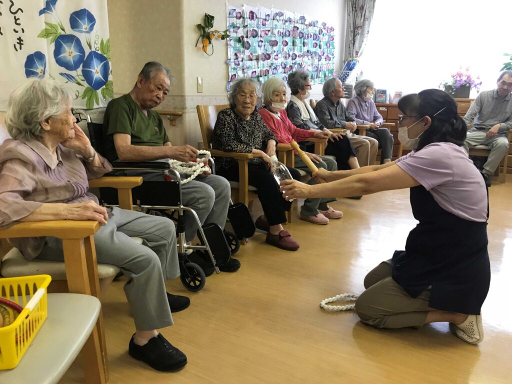 　　　　　　　　　　　　　　　　　ほしおきのスイカ割りだよ～～～ん