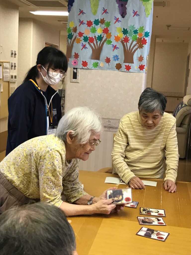子供たちと介護体験